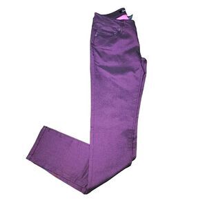 Celebrity Pink Dark Magenta Denim Classic 5 Pocket Skinny Jeans Juniors Size 1‎